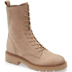 Sam Edelman Lex Combat Suede Leather Boots 7